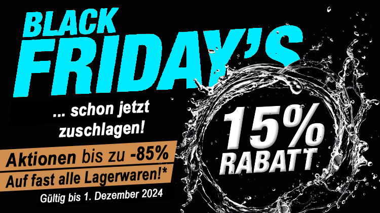 Black Friday Rabatt - Aktionen und mehr!