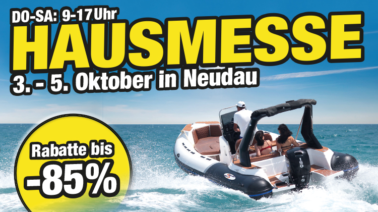 Auf zur Herbst-Boot-Schau, bei EMS-MARINE in der Steiermark